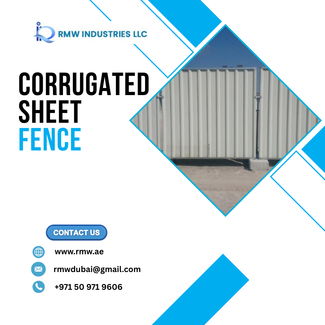 Corrugated Sheet Fence in UAE