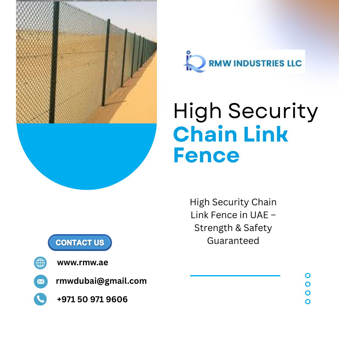 High Security Chain Link Fence in UAE