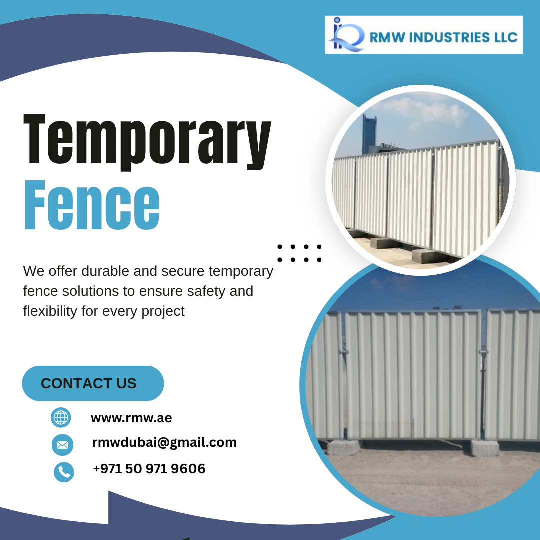 Reliable Temporary Fence in UAE for Quick & Secure Installation