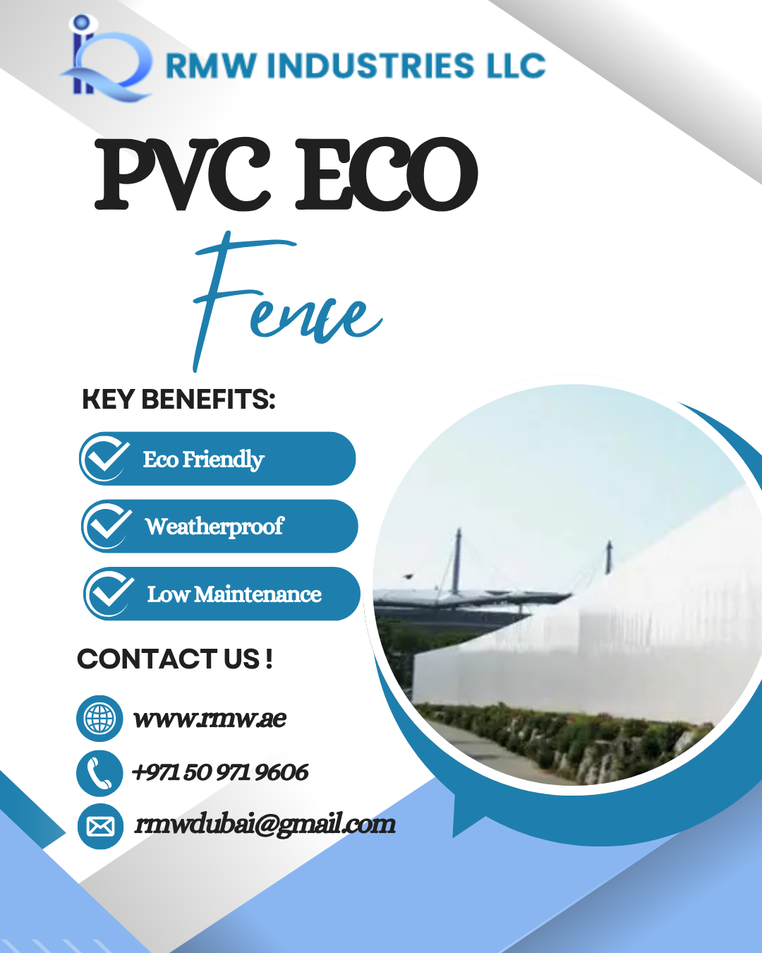PVC Eco Fence in UAE