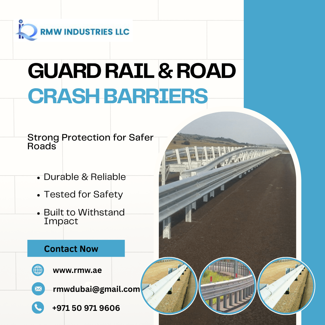 High-Performance Guard Rail in UAE for Road & Industrial Safety