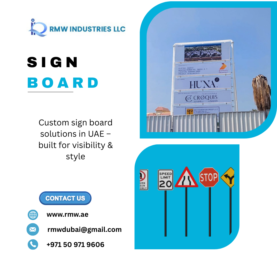 Sign Board in UAE