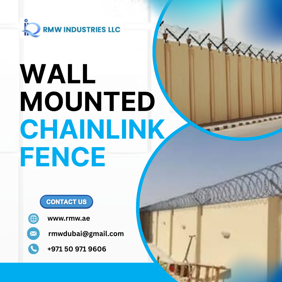 Wall Mounted Chain Link Fence in UAE
